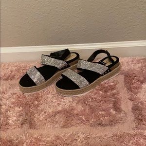 Sparkly Strap Sandals
